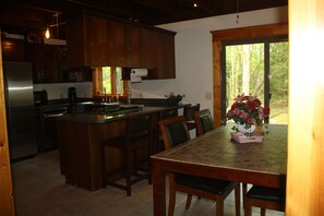 Fridge, microwave, oven, stovetop - Northwoods Get Away! Enjoy the privacy of this property & large game room! (Birchwood)