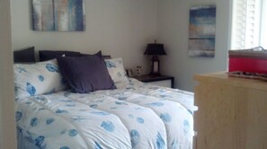 1 soverom og sengetøy