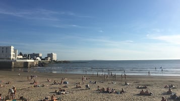 Vlak bij het strand