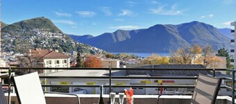 Santiago Home with Lake-View Balconies, Lugano, Switzerland