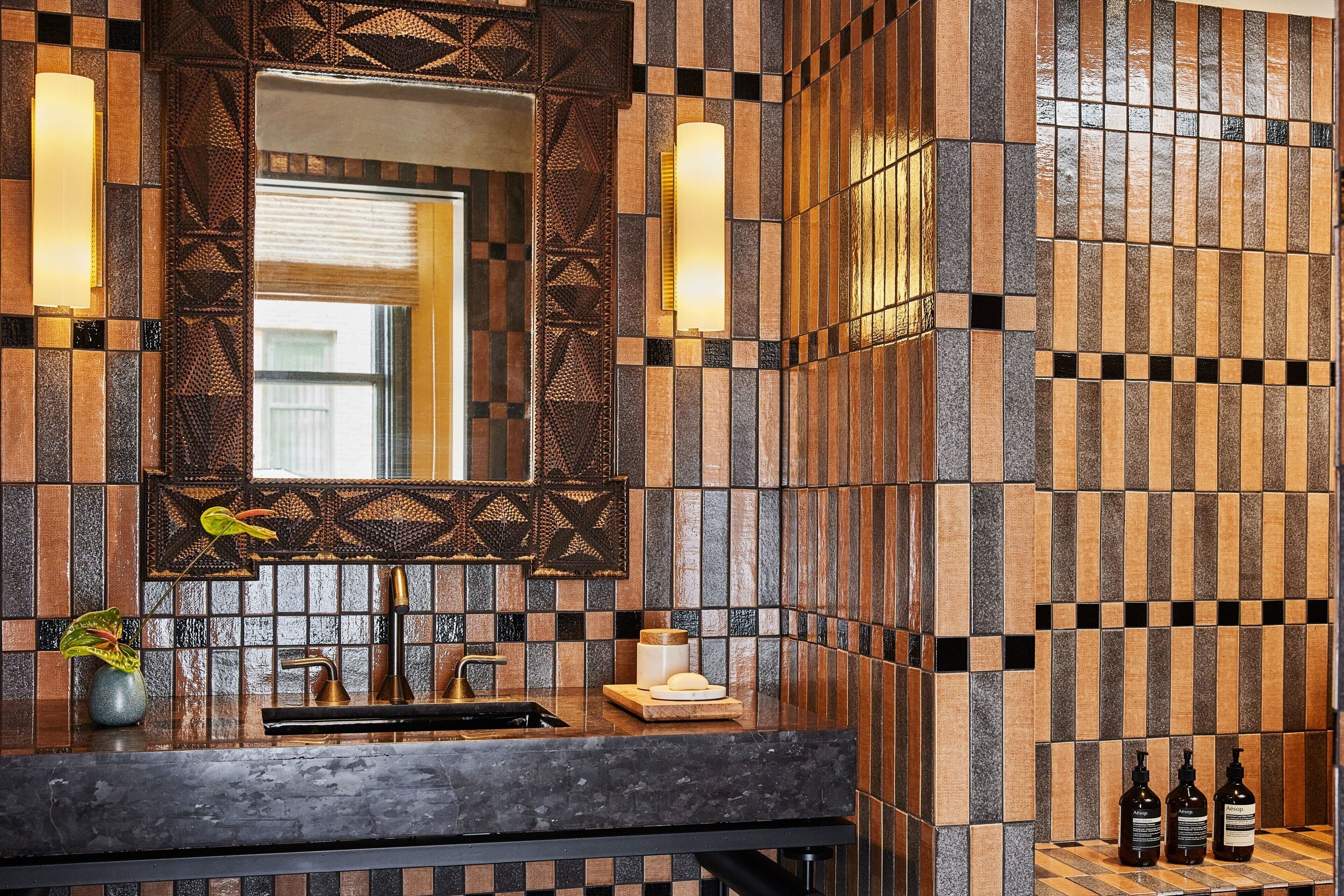 suite, 1 king bed (proper pool) | bathroom | rainfall showerhead, designer toiletries, hair dryer, bathrobes