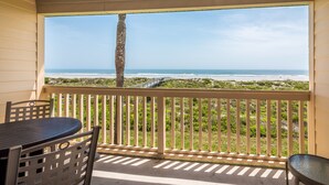 Condo, 1 King Bed (SEA -214 2BR Ocean View Pool Free Tix) | Balcony - SEA Haven 214 [2/2.5] Free Activities! & Oceanfront Wifi Pool (St. Augustine)