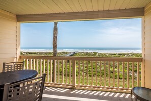 Condo, 1 King Bed (SEA -214 2BR Ocean View Pool Free Tix) | Balcony - SEA Haven 214 [2/2.5] Free Activities! & Oceanfront Wifi Pool (St. Augustine)