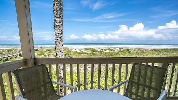 Condo, Multiple Beds (SEA -512 3BR Ocean View Pool Free Tix) | Balcony - SEA Haven 512 [3/2.5] Free Activities! & Oceanfront Wifi Pool (St. Augustine)