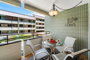 Apartamento, 1 cama de matrimonio (White Sands Village#118) | Vistas del balcón