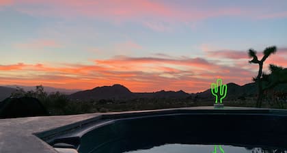 Joshua Tree -monumentti sisäänkäynti ulko-ovesi ulkopuolella