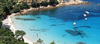 Cottage T2, vista mozzafiato sul mare, piscina, vicino a Porticcio 