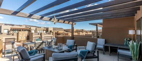 Ferienhaus, Mehrere Betten (Fun At The Ledges) | Speisen im Freien