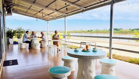 Terrace/patio. Nokhuuk Rimkhong Riverside Cosy Home