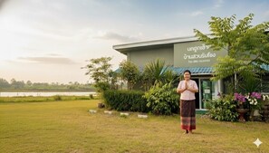 Front of property - Nokhuuk's House at Rimkhong (Tha Bo)
