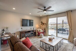 House, Multiple Beds (A Gathering Place) | Living room | Flat-screen TV
