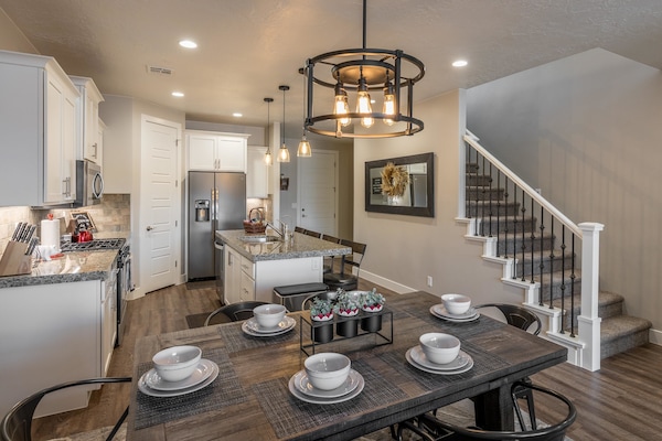 House, Multiple Beds (The Gathering Place) | Private kitchen | Fridge, microwave, oven, stovetop