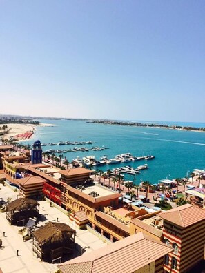 Apartment, 3 Bedrooms, Sea View | View from room - Apartments in Porto Marina (Al-Hammam)