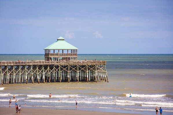 On the beach, beach towels
