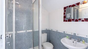Hair dryer, towels