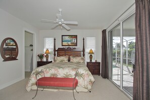 4 bedrooms, in-room safe, iron/ironing board, travel cot