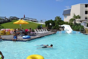 Indoor pool, outdoor pool