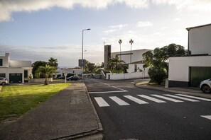 Onsite parking, car recommended