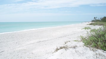 Vlak bij het strand