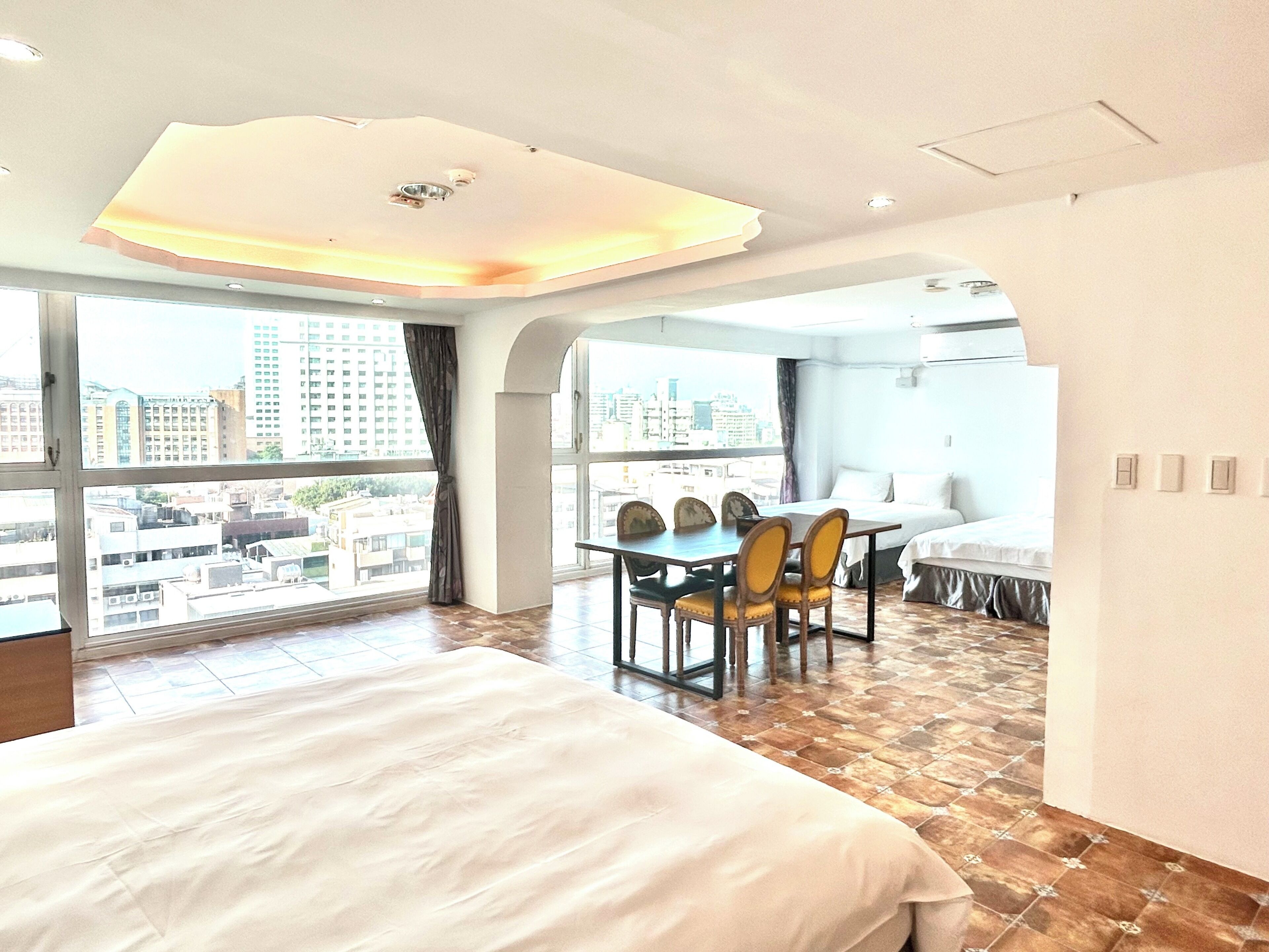 Family Room with Bath | Down duvets, individually decorated, individually furnished, desk