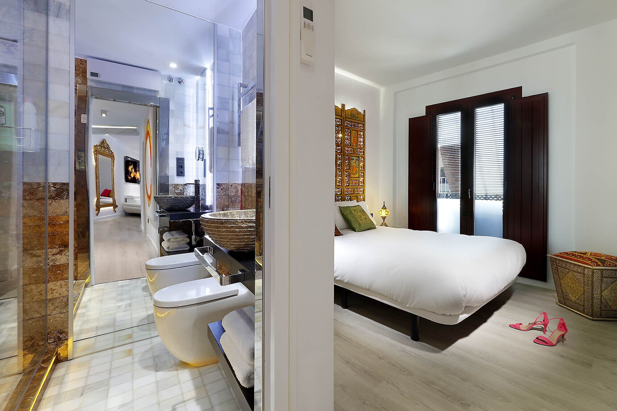 2 chambres, fer et planche à repasser, lit parapluie, Wi-Fi gratuit