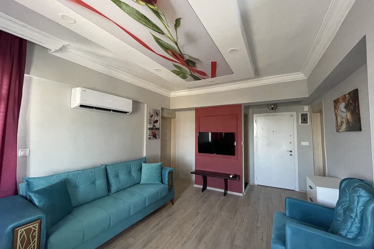 annex family apartments 2+1 | living area | lcd tv