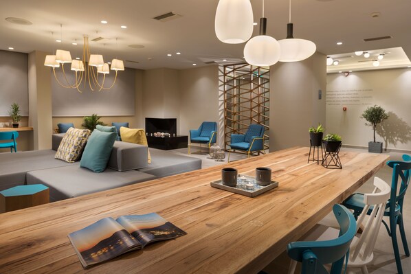 Sala de estar en el lobby