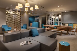 Sitteområde i lobbyen