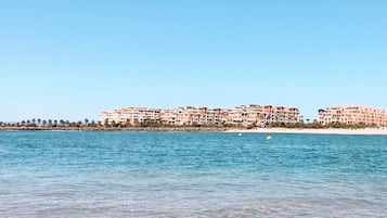 Sun loungers, beach towels