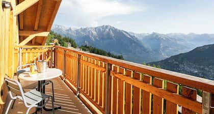 T-Resort La Tzoumaz 2p4 vue vallée by Interhome