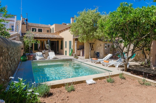 CAN MORA - Ferienhaus mit privaten Pool in Campos. WiFi gratis