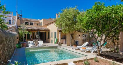 CAN MORA - Ferienhaus mit privaten Pool in Campos. WiFi gratis