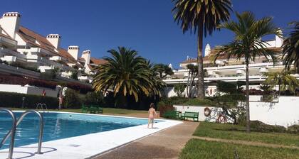 Newly renovated apartment with private garden and pool
