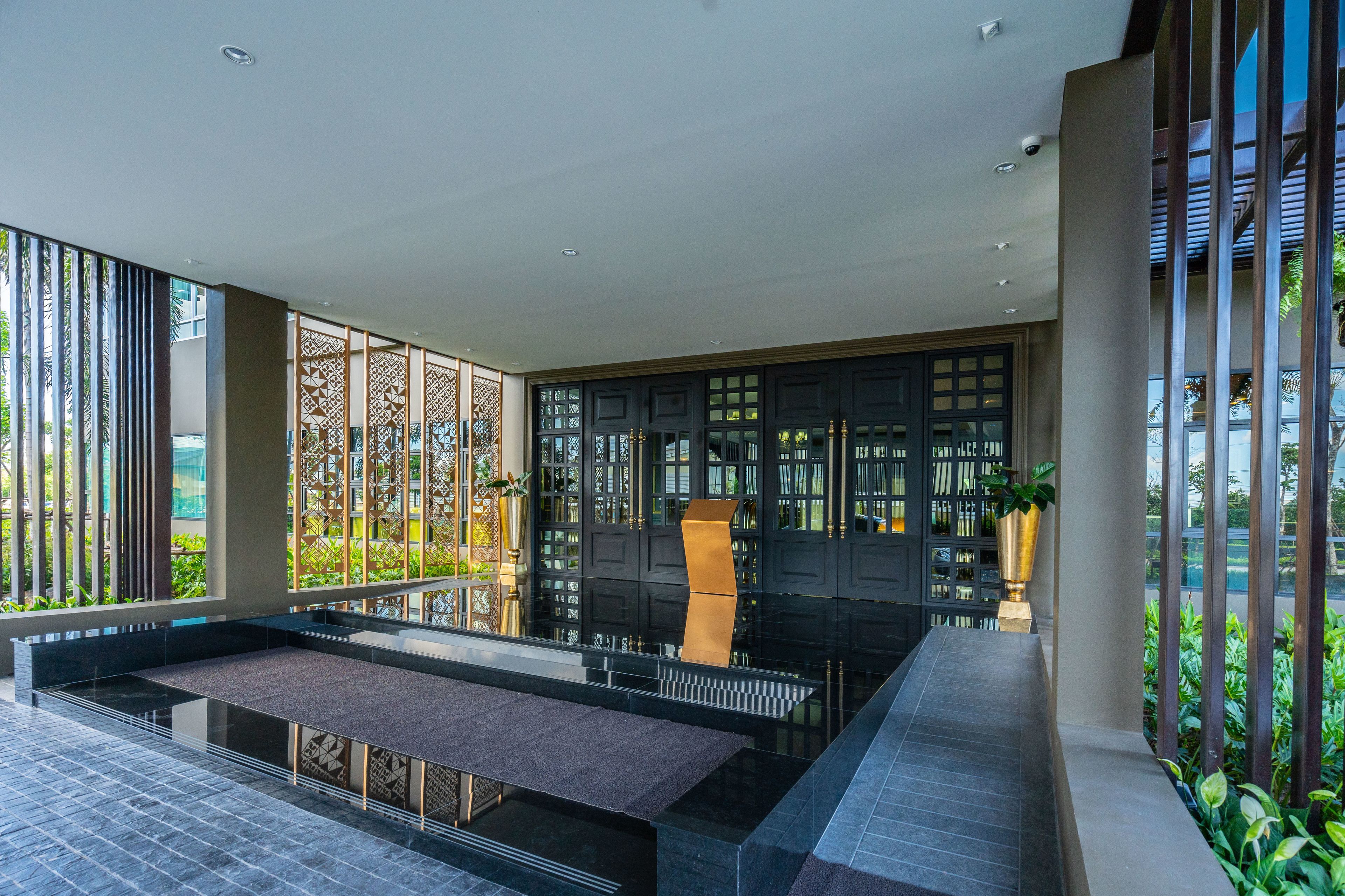 Interior entrance