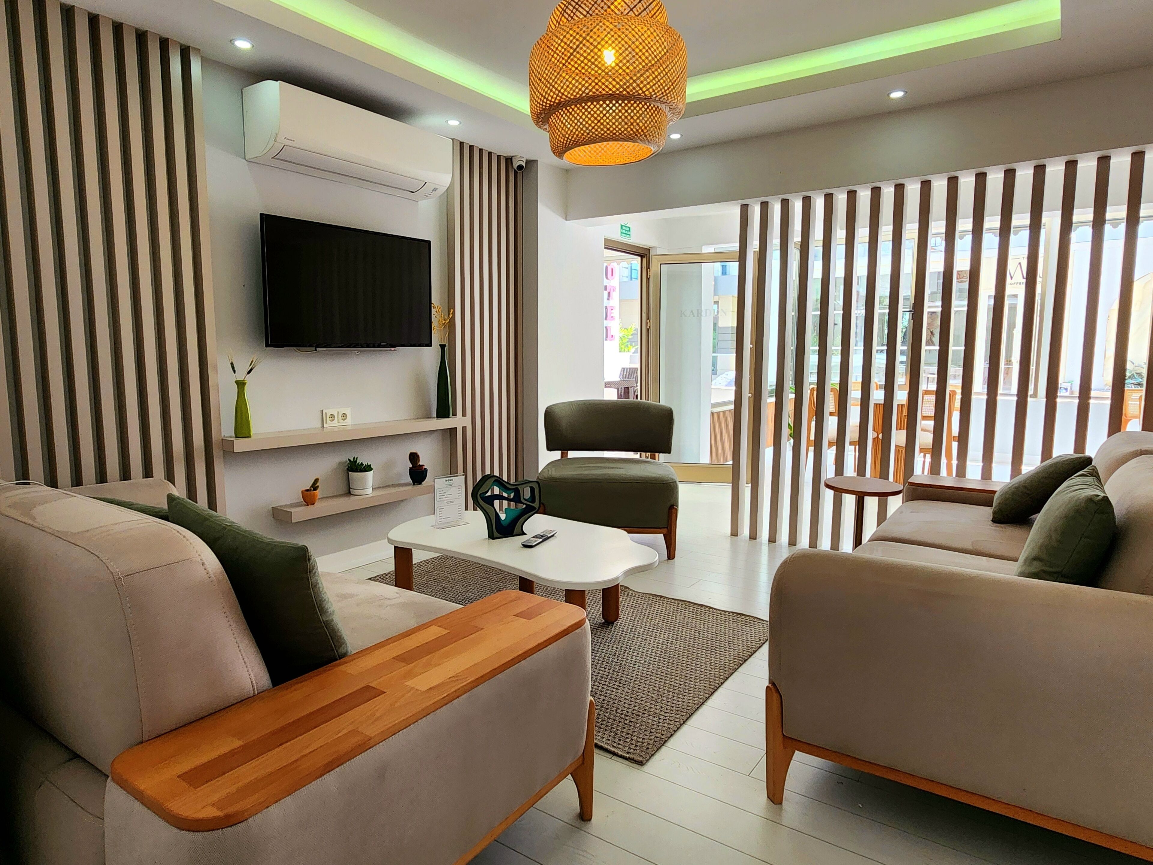 Sala de estar en el lobby