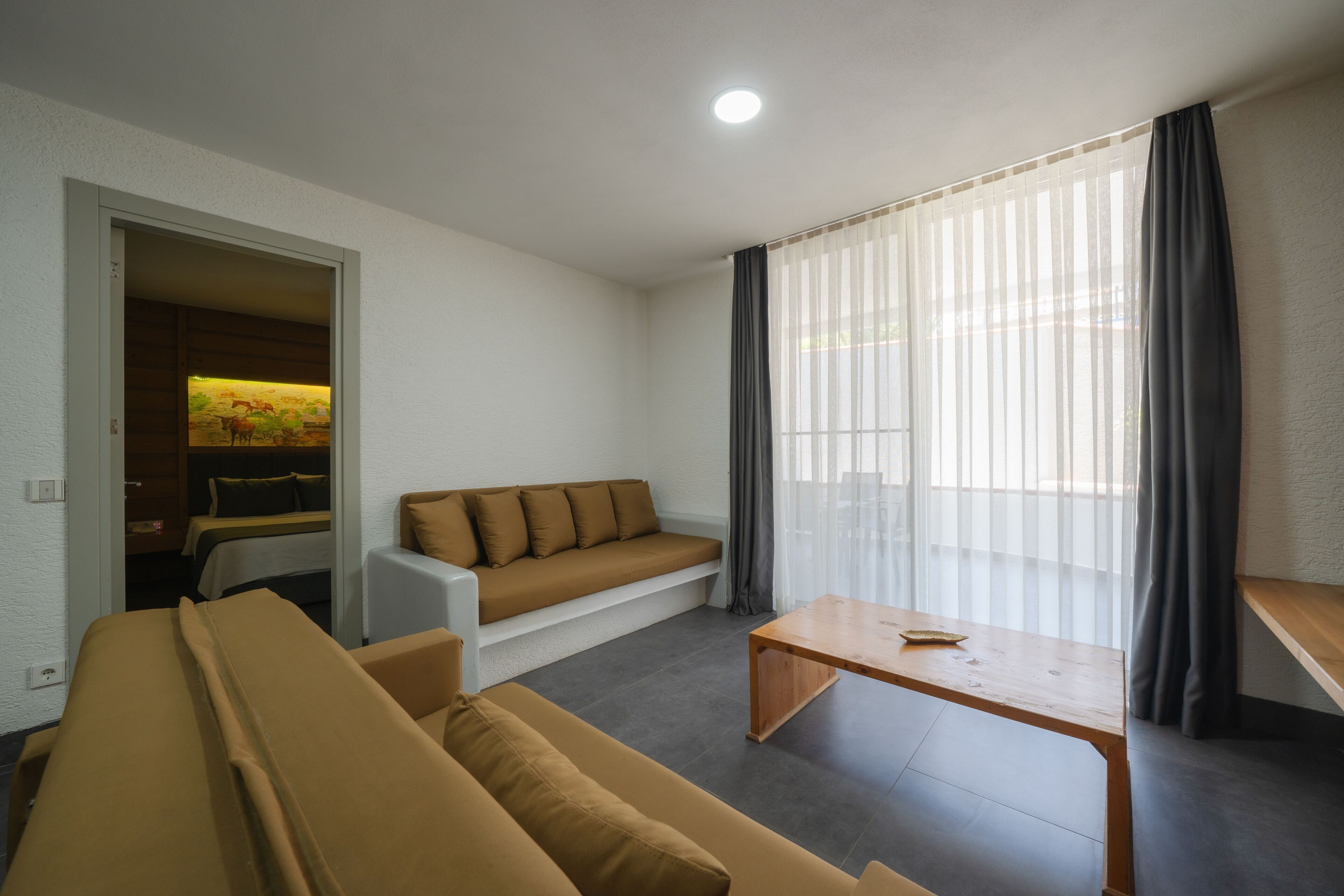 family quadruple room, balcony, garden view | 1 bedroom, minibar, in-room safe, desk