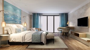 디럭스룸, 정원 전망 | 고급 침구, 객실 내 금고, 책상, 암막 커튼