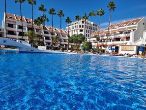 Una piscina riscaldata