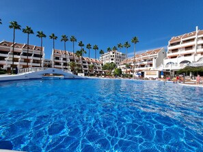 Una piscina riscaldata