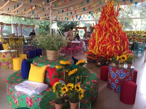 Outdoor dining - Mansion for Events, Panamericana Square, Pinheiros (Alto de Pinheiros)
