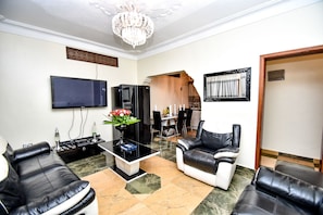 Comfort Apartment | Living room - ShasHomes (Kampala)
