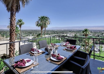 270* Jet Liner Views of Palm Springs & Coachella Valley from a Mid Century home