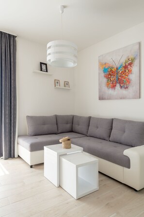 Living area - Apartment in center ( NEW, PRIVATE PARKING ) (Trogir)