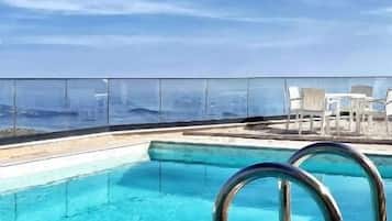 Villa - privat pool - havudsigt | Opholdsområde | Fladskærms-tv, Netflix