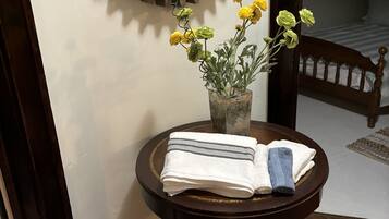 3 bedrooms, memory-foam beds, desk, iron/ironing board