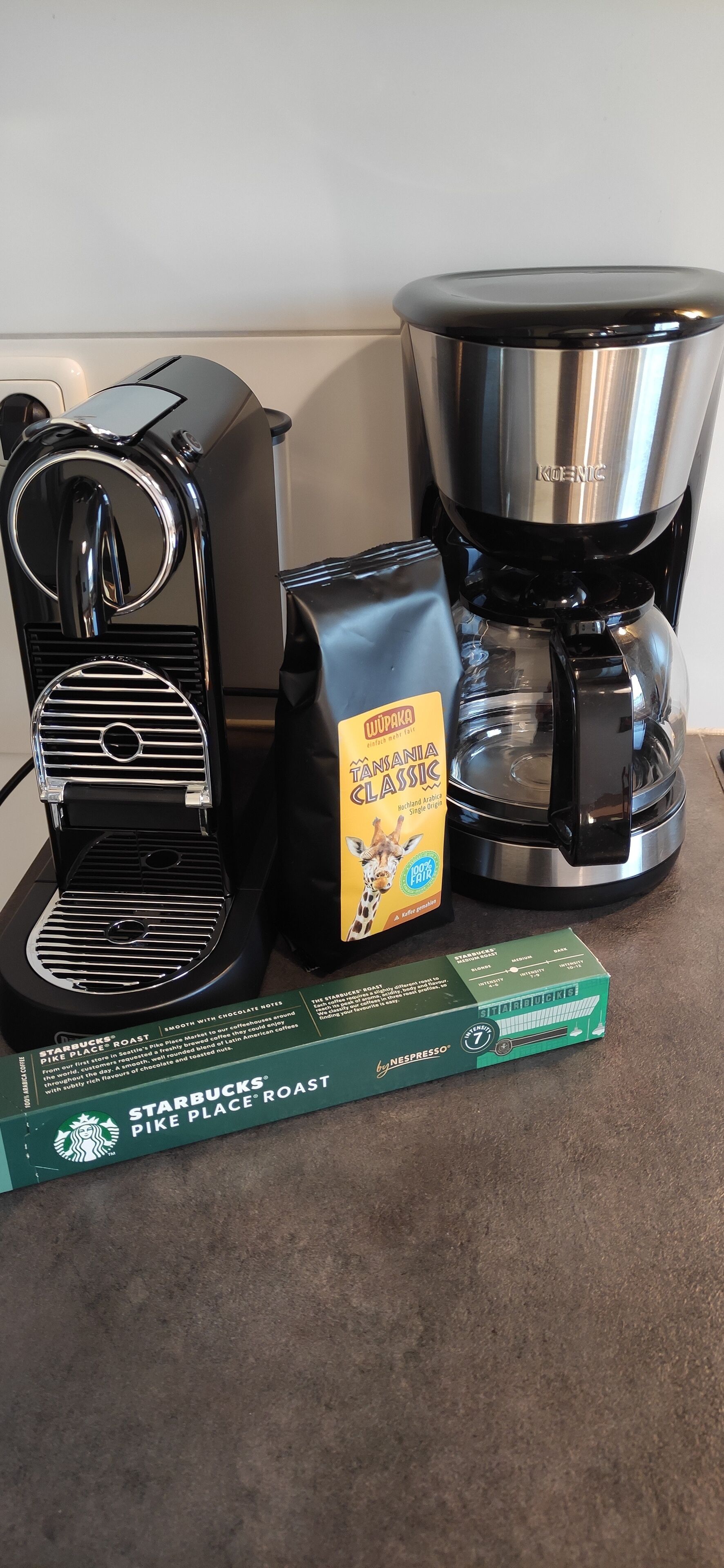 Coffee and/or coffee maker