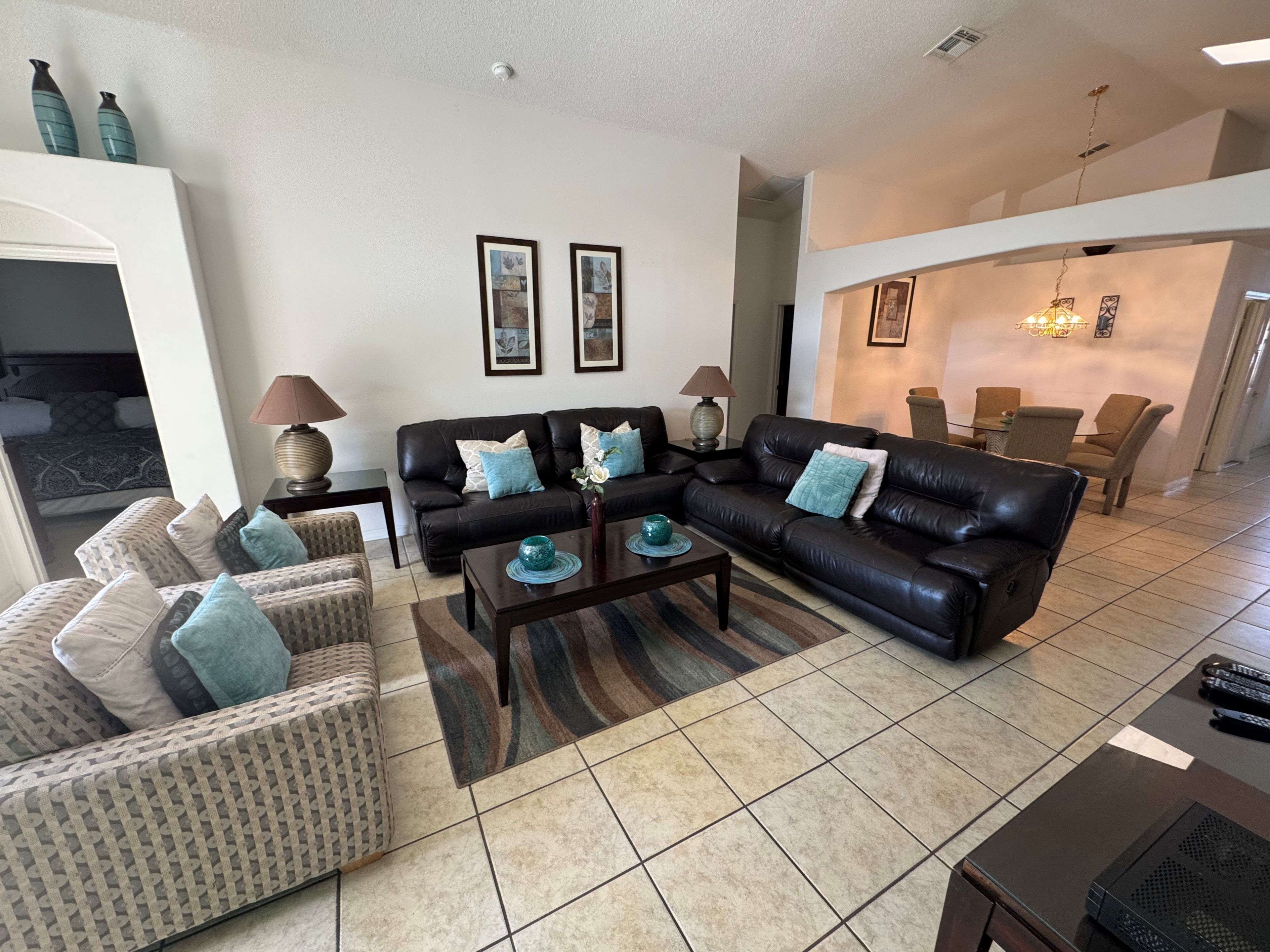 Villa, Multiple Beds, Pool Access, Pool View (Daisy's Den) | Living area | 42-inch flat-screen TV with digital channels