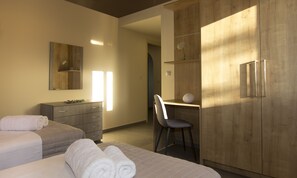 2 makuuhuonetta, silitysrauta/-lauta, vauvan matkasänky, ilmainen Wi-Fi