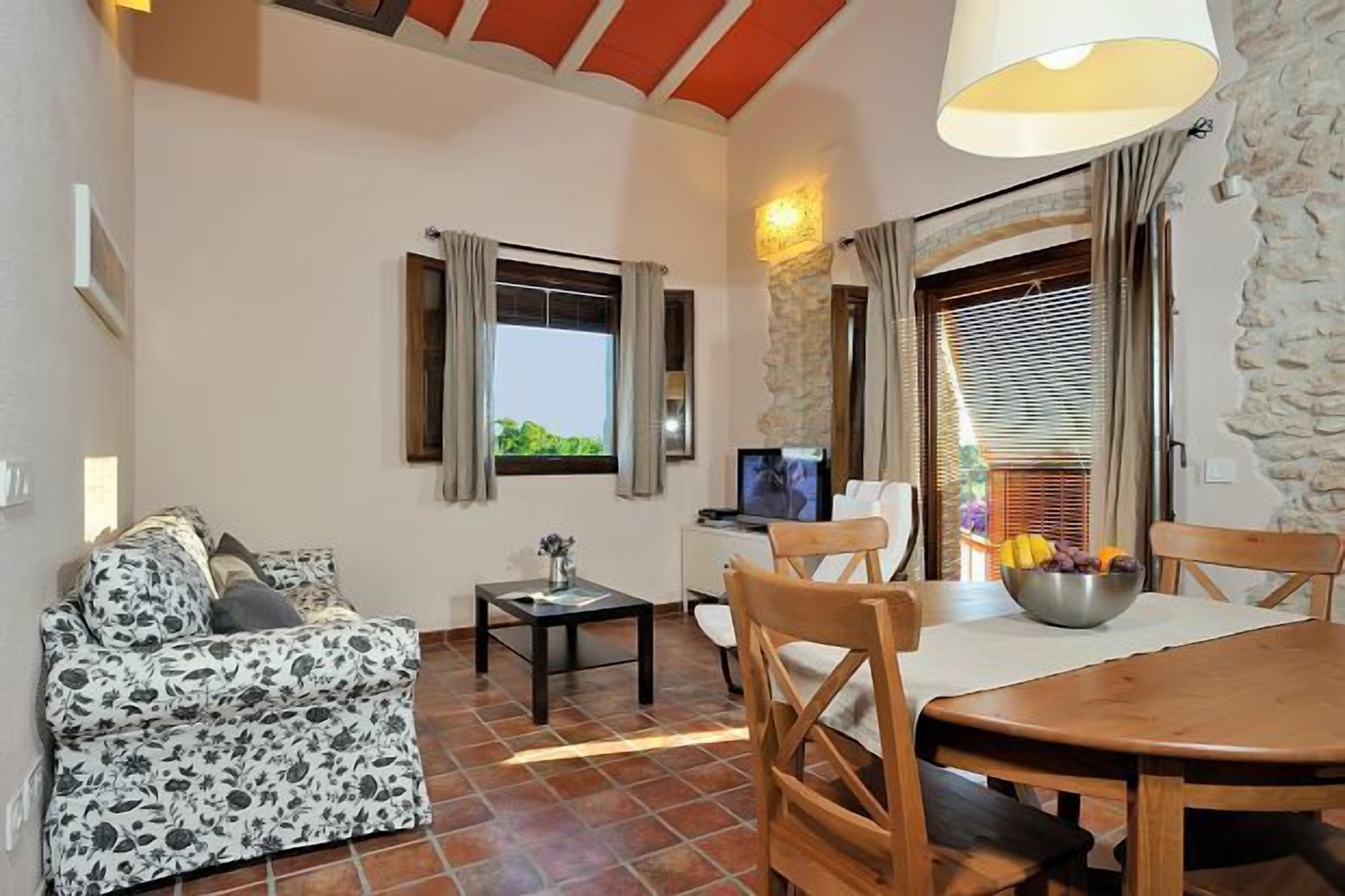 TV, DVD player, offices