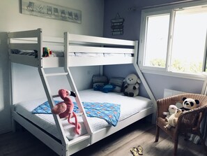3 bedrooms, iron/ironing board, travel crib, free WiFi